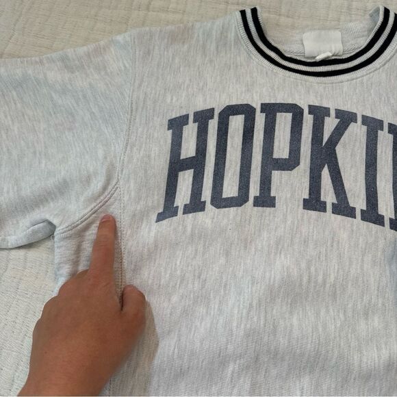 Vintage Champion Reverse Weave Crewneck John Hopkins University Rare Size Small - Picture 9 of 11
